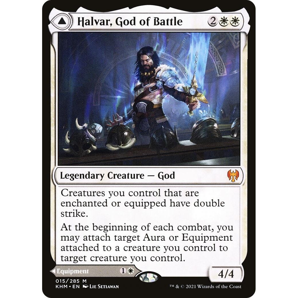 Image for Halvar, God of Battle (15) (KHM) - Magic: The Gathering