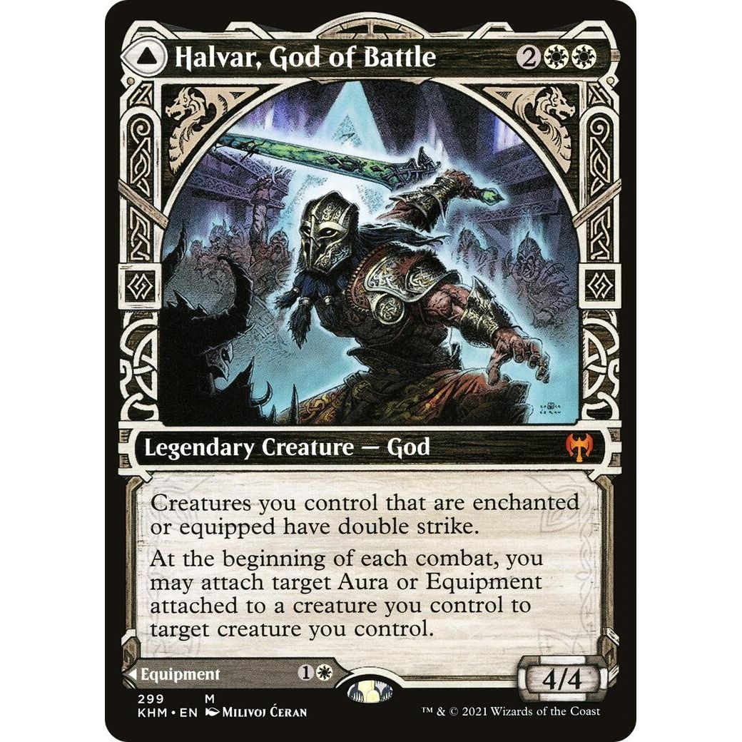 Image for Halvar, God of Battle (Showcase) (299) (KHM) - Magic: The Gathering