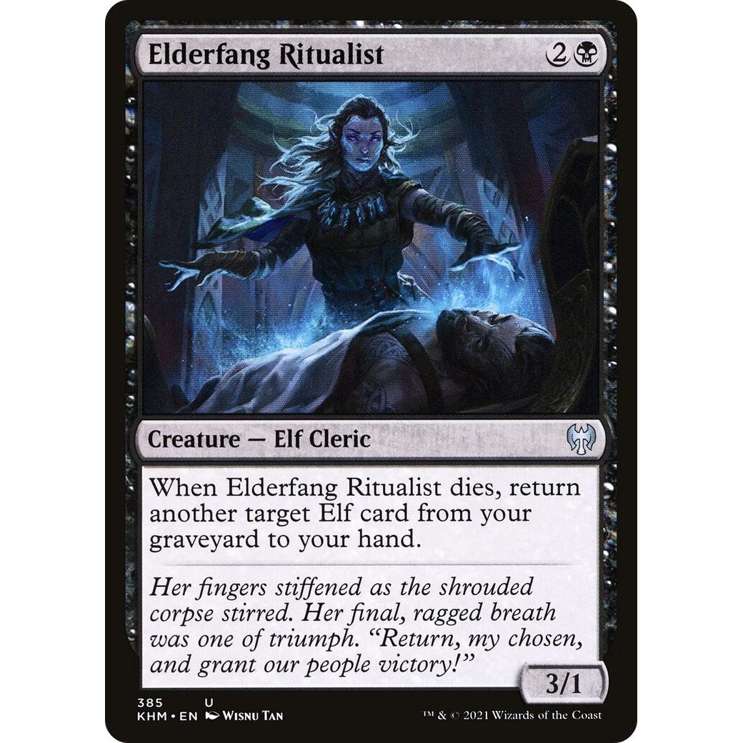 Image for Elderfang Ritualist (385) (KHM) - Magic: The Gathering