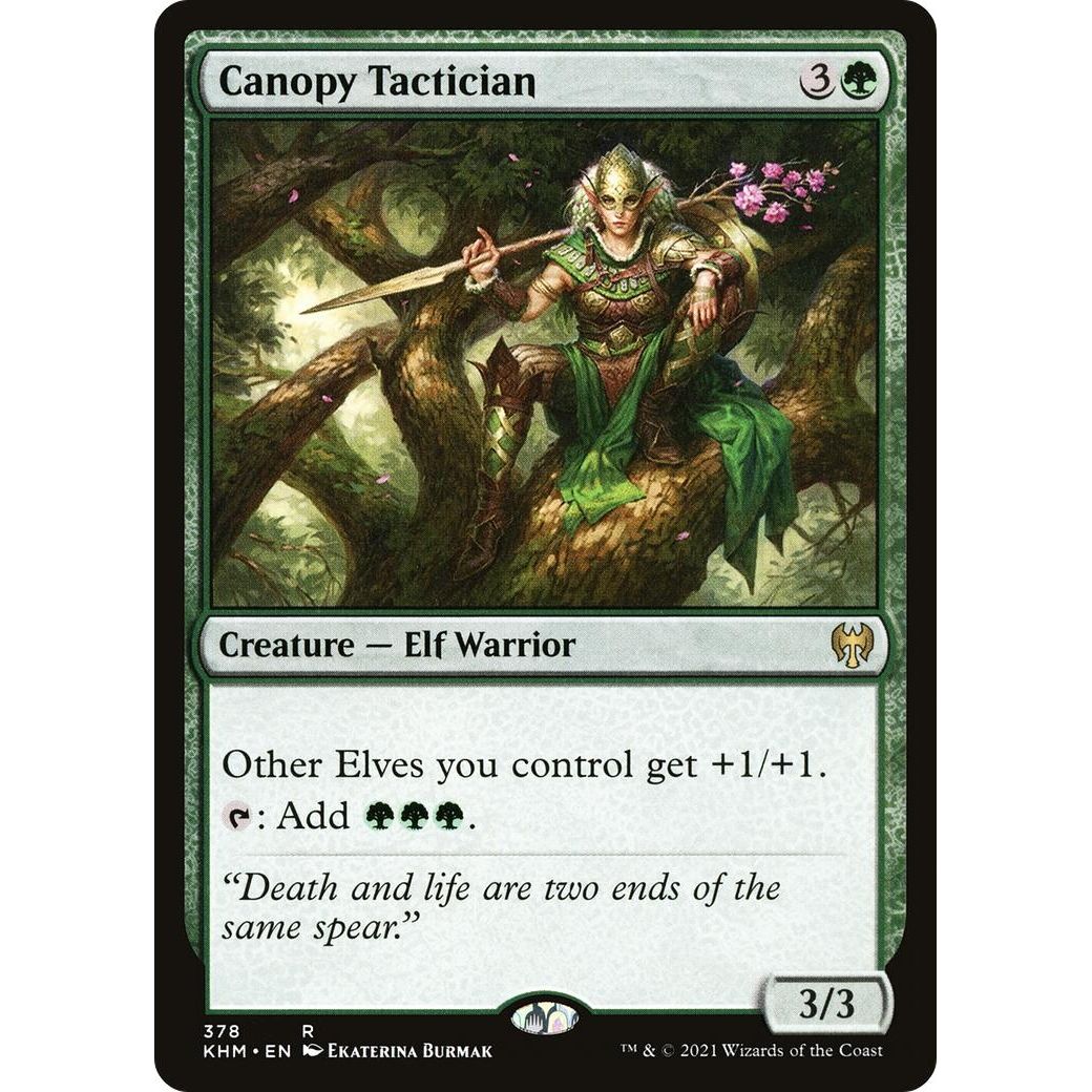 Image for Canopy Tactician (378) (KHM) - Magic: The Gathering