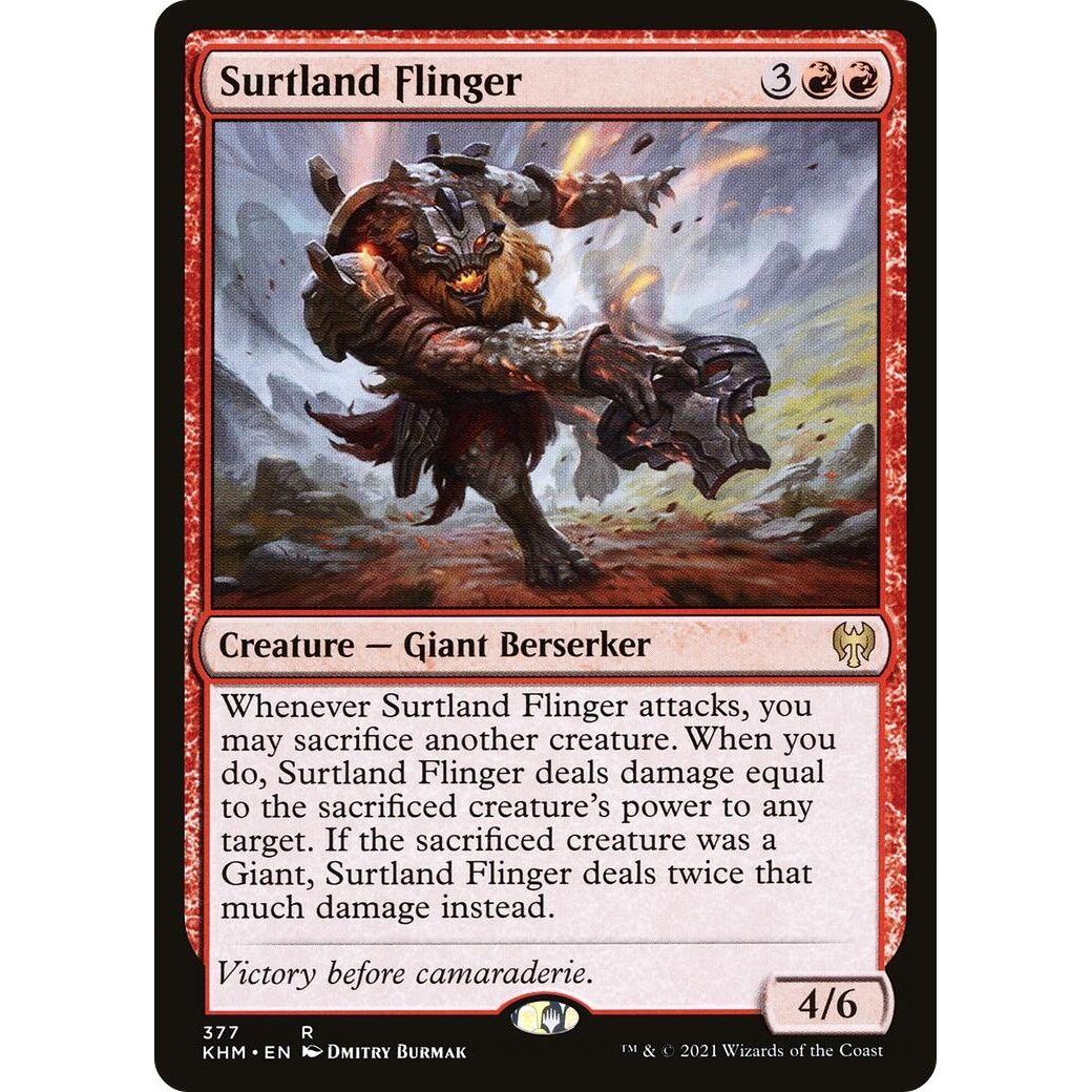 Image for Surtland Flinger (377) (KHM) - Magic: The Gathering