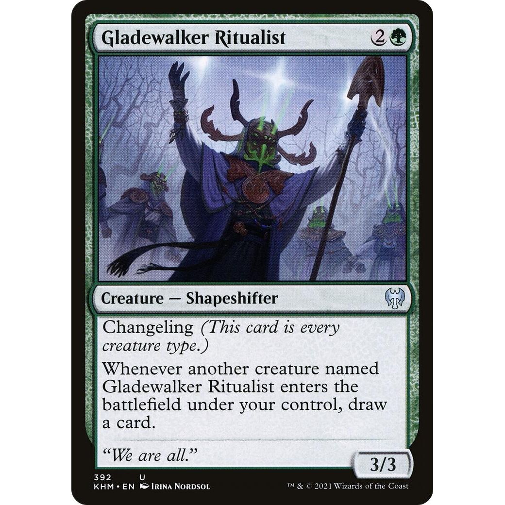 Image for Gladewalker Ritualist (392) (KHM) - Magic: The Gathering