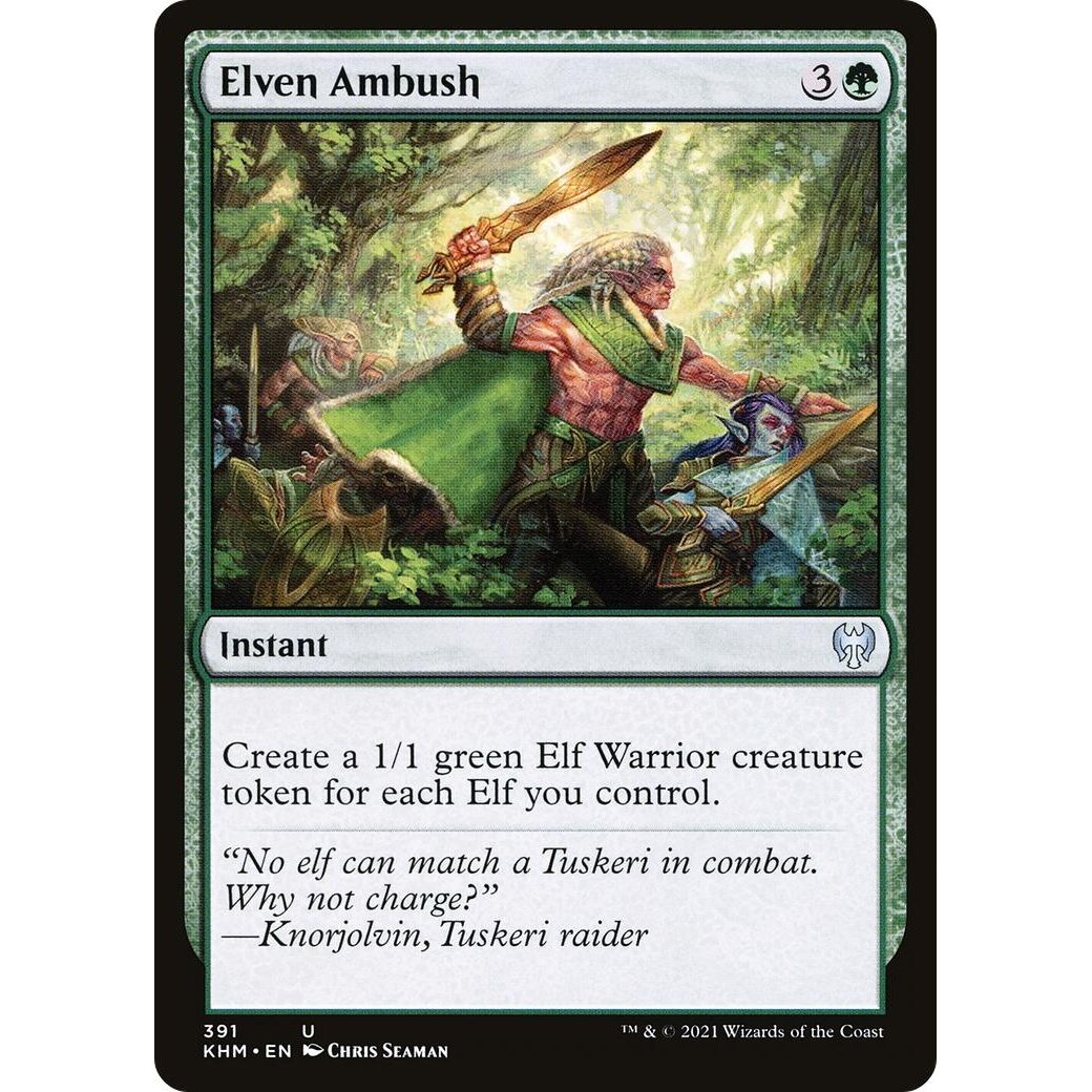 Image for Elven Ambush (391) (KHM) - Magic: The Gathering
