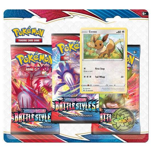 Image for Battle Styles 3 Pack Blister [Eevee] - Pokemon