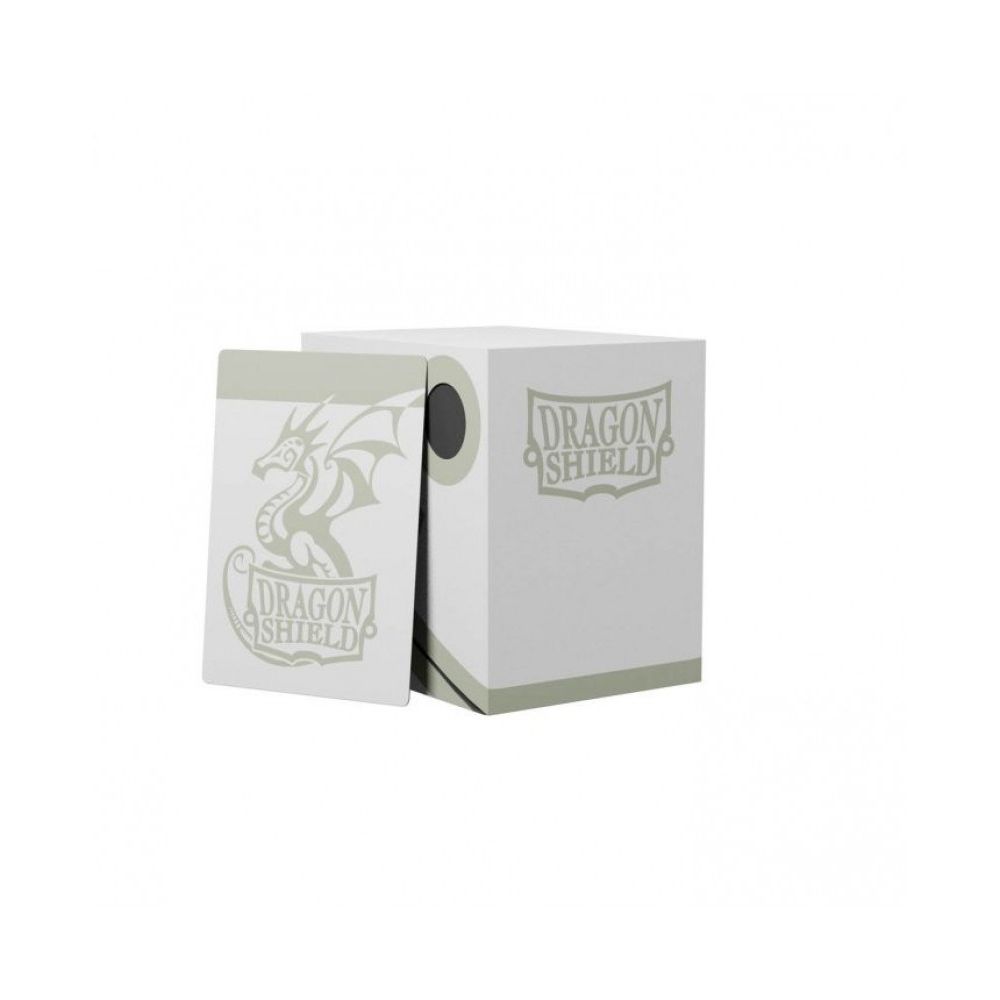 Image for Dragon Shield Double Shell - White/Black (Holds 100+) - Deck Boxes