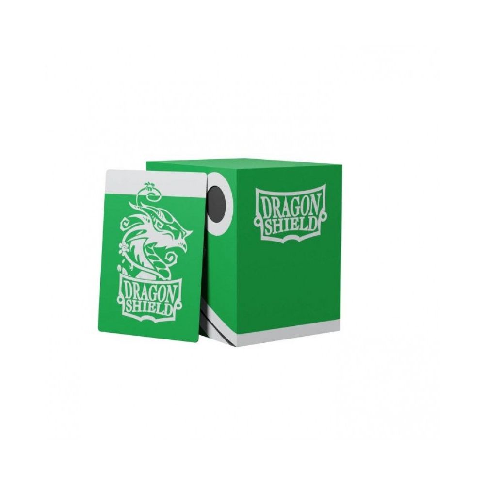 Image for Dragon Shield Double Shell - Green/Black (Holds 100+) - Deck Boxes
