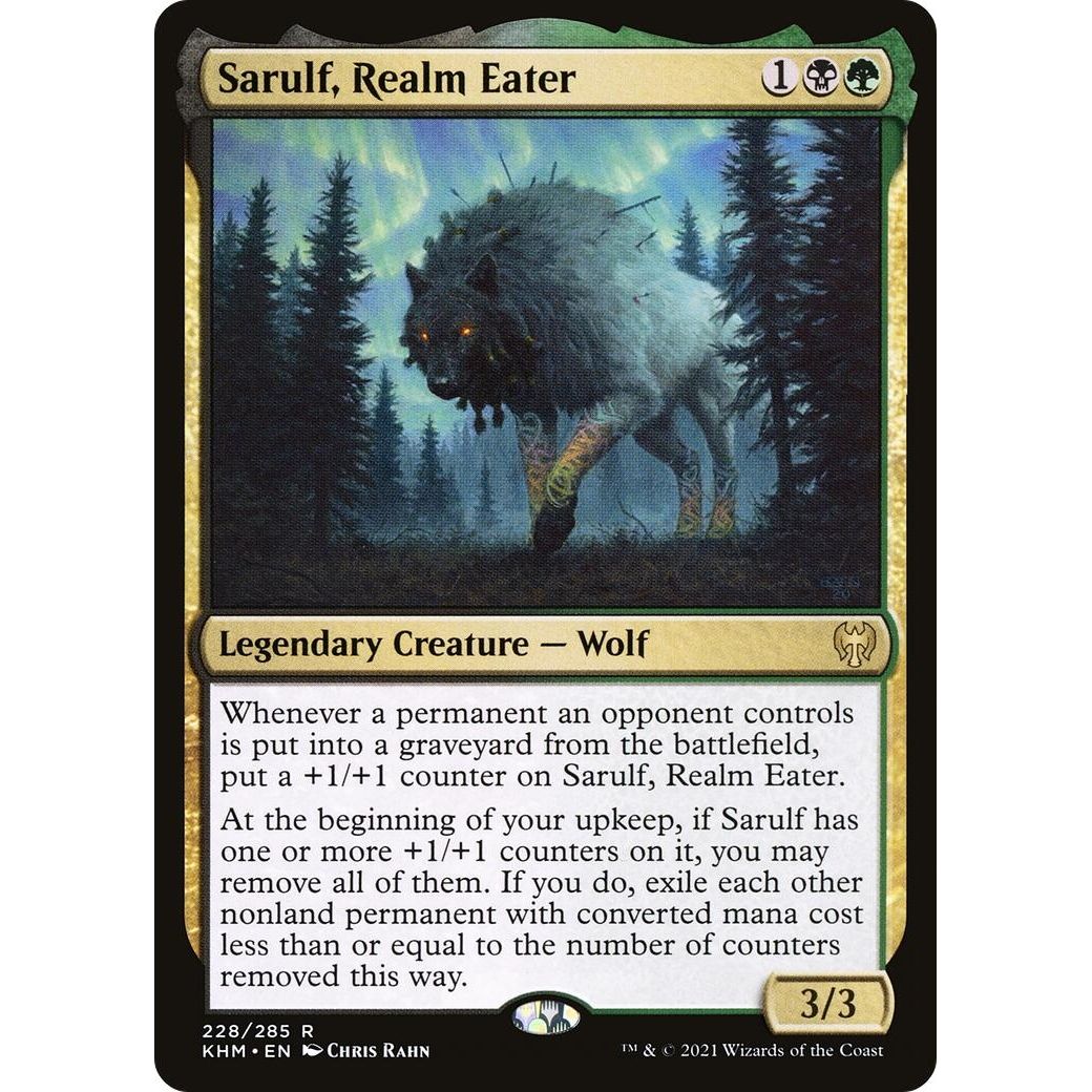 Image for Sarulf, Realm Eater (228) (KHM) - Magic: The Gathering