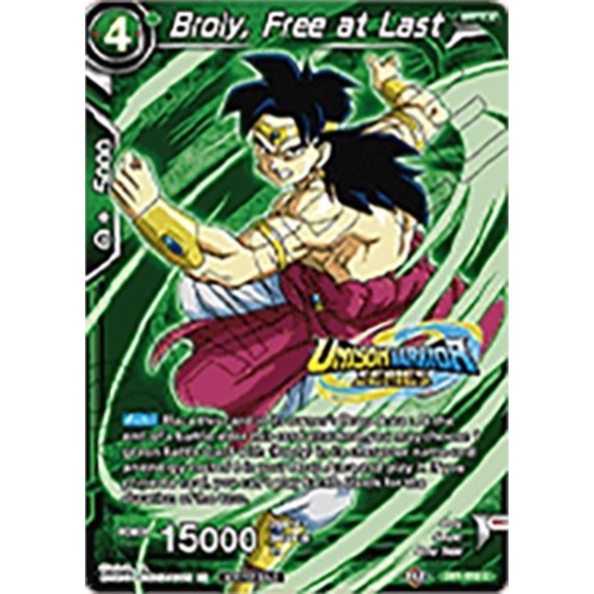 Image for Broly, Free at Last (Event Pack 07) (DB1-052) (TPR) - Dragon Ball Super: Masters