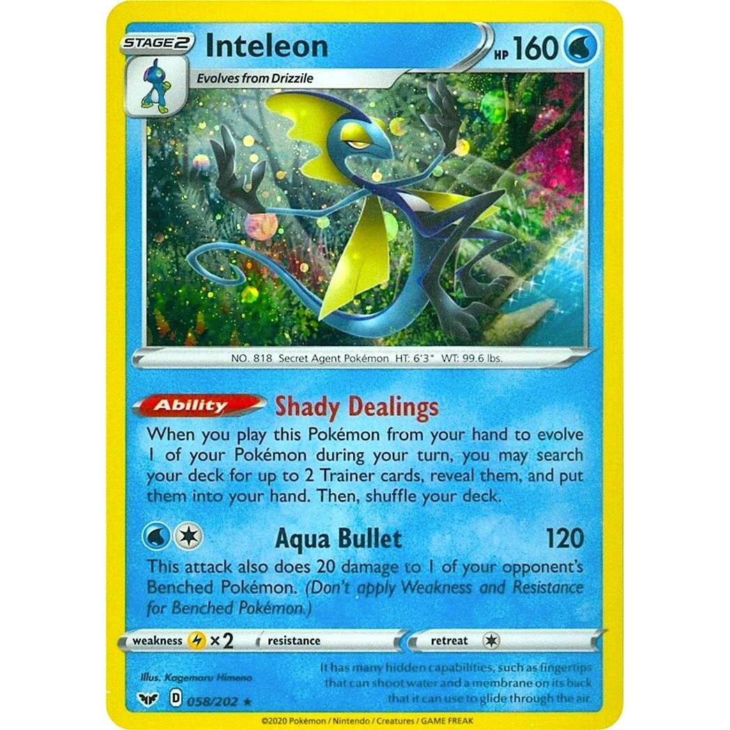 Image for Inteleon - 058/202 (Cosmos Holo) (058/202) (MCAP) - Pokemon