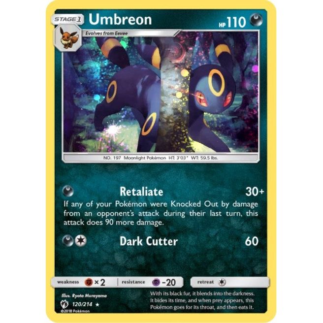 Image for Umbreon - 120/214 (Cosmos Holo) (120/214) (BLE) - Pokemon