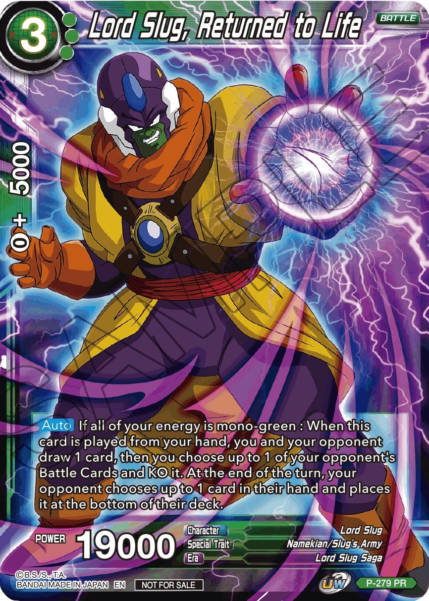 Image for Lord Slug, Returned to Life (Unison Warrior Series Tournament Pack Vol.3) (P-279) (TPR) - Dragon Ball Super: Masters
