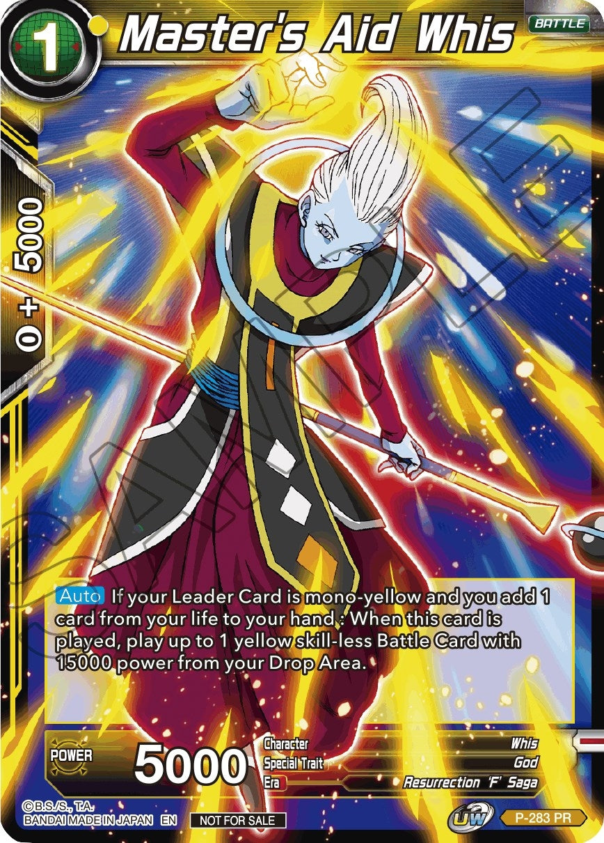 Image for Master's Aid Whis (Unison Warrior Series Tournament Pack Vol.3) (P-283) (TPR) - Dragon Ball Super: Masters