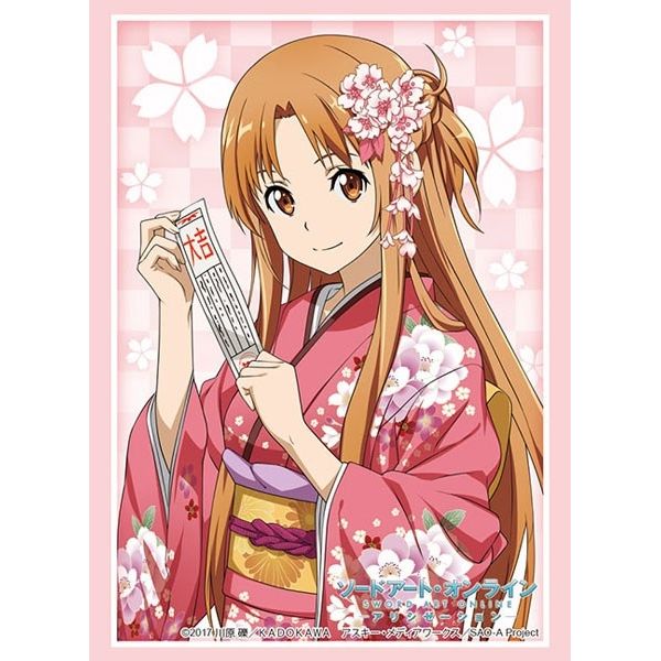 Image for Bushiroad Sleeve Collection HG Vol.2693: Sword Art Online -Alicization- Asuna Yuuki Kimono ver. (60-Pack) - Card Sleeves