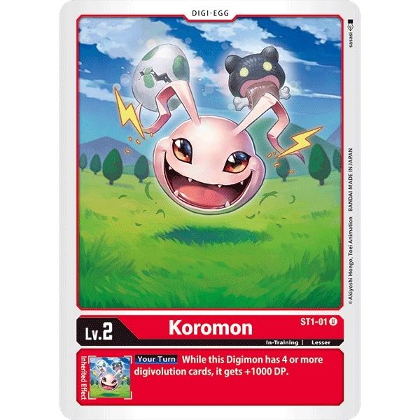 Image for Koromon (ST1-01 U) (ST-1) - Digimon Card Game