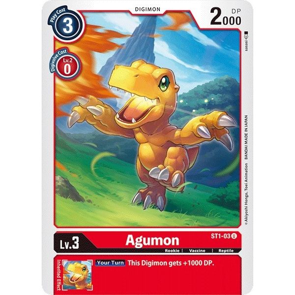Image for Agumon (ST1-03 U) (ST-1) - Digimon Card Game