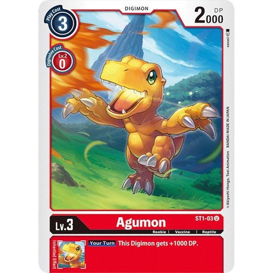 Image for Agumon (ST1-03 U) (ST-1) - Digimon Card Game