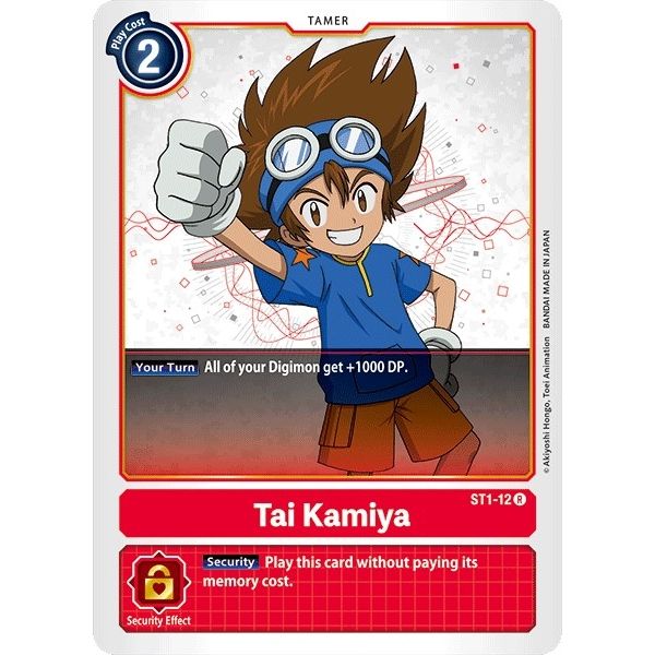 Image for Tai Kamiya (ST1-12 R) (ST-1) - Digimon Card Game