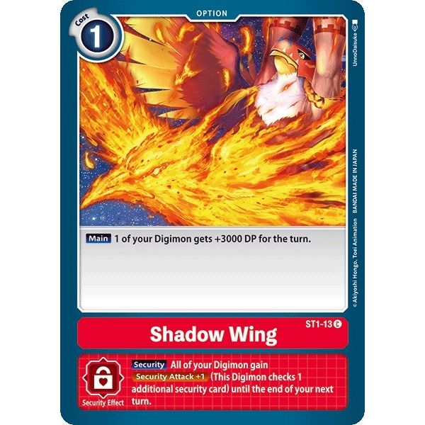 Image for Shadow Wing (ST1-13 C) (ST-1) - Digimon Card Game