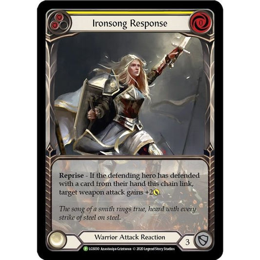 Image for Ironsong Response (Yellow) - LGS030 (LGS030) (PR) - Flesh and Blood TCG