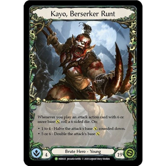 Image for Kayo, Berserker Runt - HER025 (HER025) (PR) - Flesh and Blood TCG