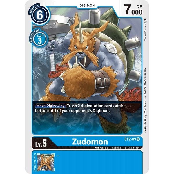 Image for Zudomon (ST2-09 U) (ST-2) - Digimon Card Game