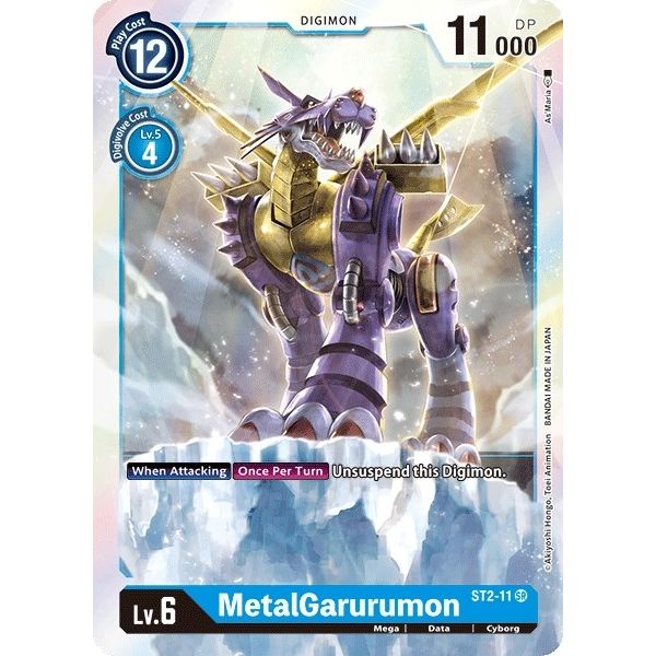 Image for MetalGarurumon (ST2-11 SR) (ST-2) - Digimon Card Game