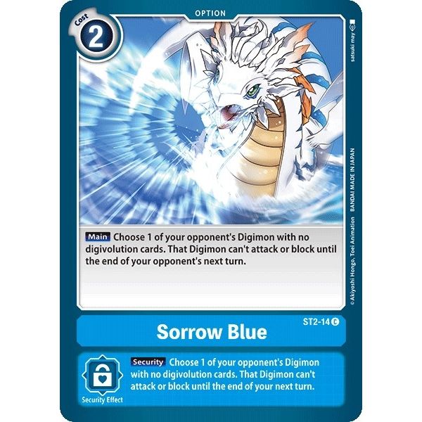 Image for Sorrow Blue (ST2-14 C) (ST-2) - Digimon Card Game