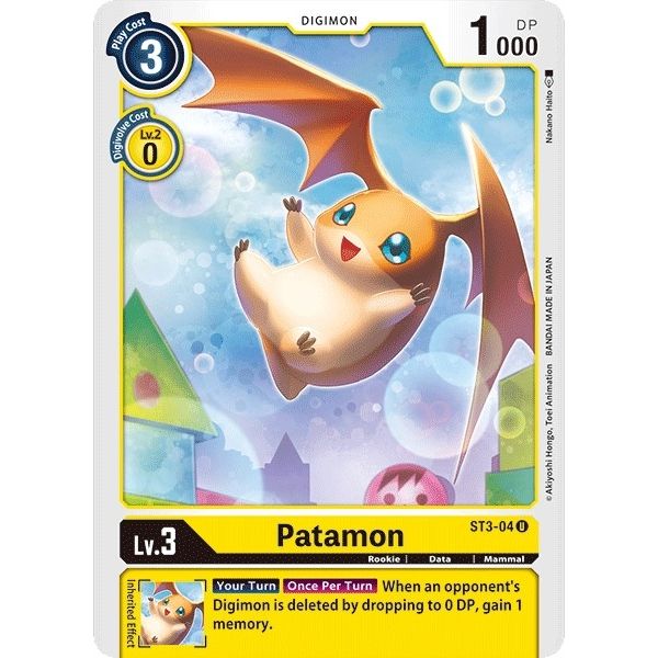 Image for Patamon (ST3-04 U) (ST-3) - Digimon Card Game