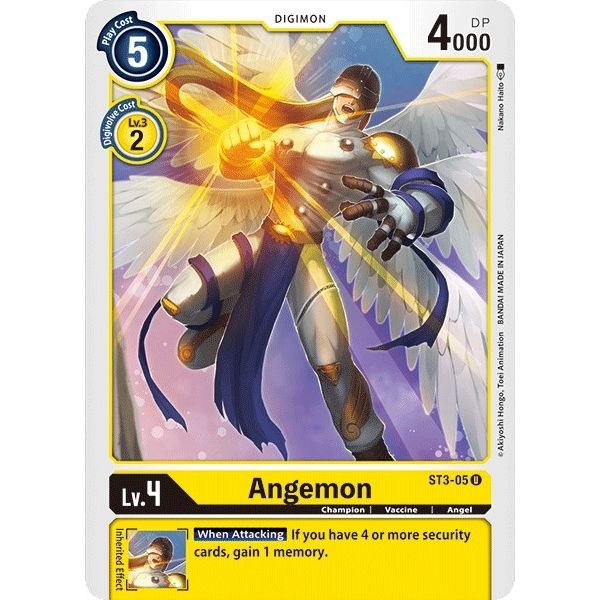 Image for Angemon (ST3-05 U) (ST-3) - Digimon Card Game