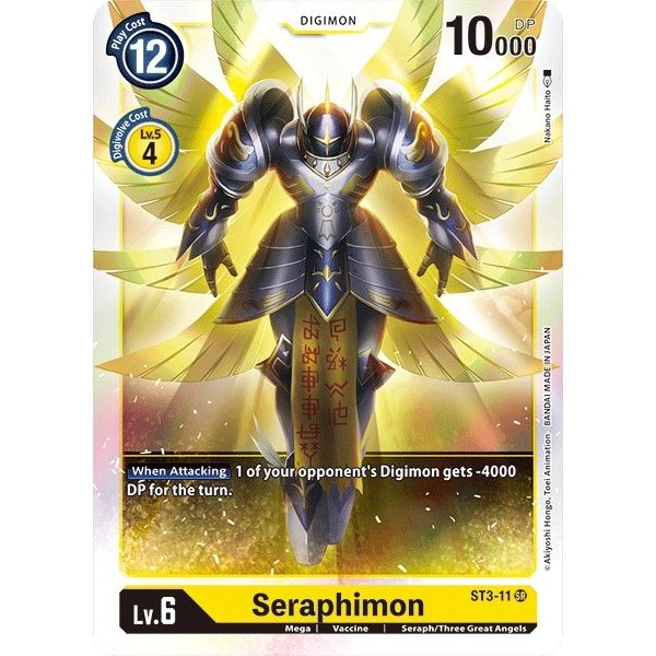 Image for Seraphimon (ST3-11 SR) (ST-3) - Digimon Card Game