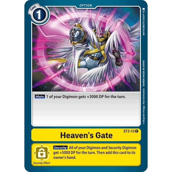 Image for Heaven's Gate (ST3-13 C) (ST-3) - Digimon Card Game