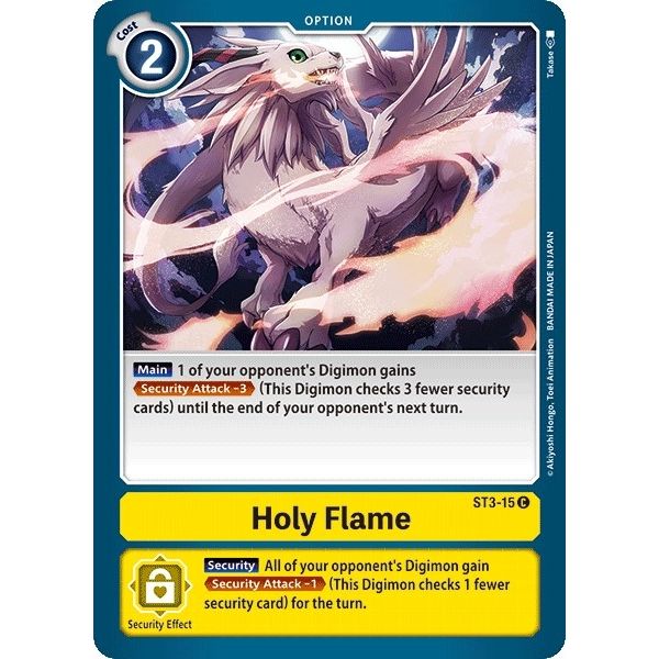 Image for Holy Flame (ST3-015 C) (ST-3) - Digimon Card Game