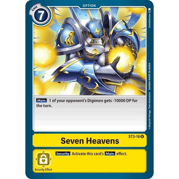 Image for Seven Heavens (ST3-16 U) (ST-3) - Digimon Card Game