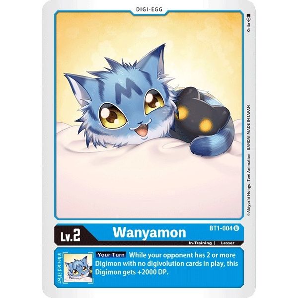 Image for Wanyamon (BT1-004 U) (BT01-03A) - Digimon Card Game