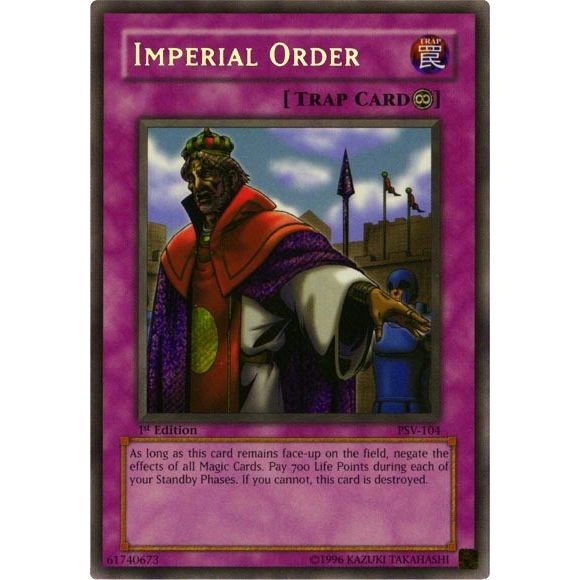 Image for Imperial Order (PSV-104) (PSV) - YuGiOh