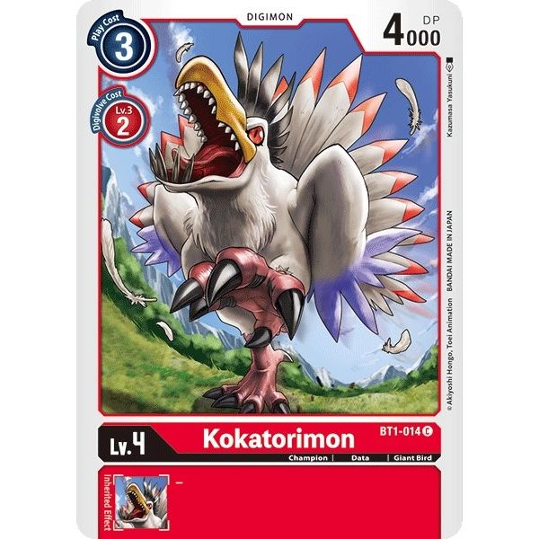 Image for Kokatorimon (BT1-014 C) (BT01-03A) - Digimon Card Game