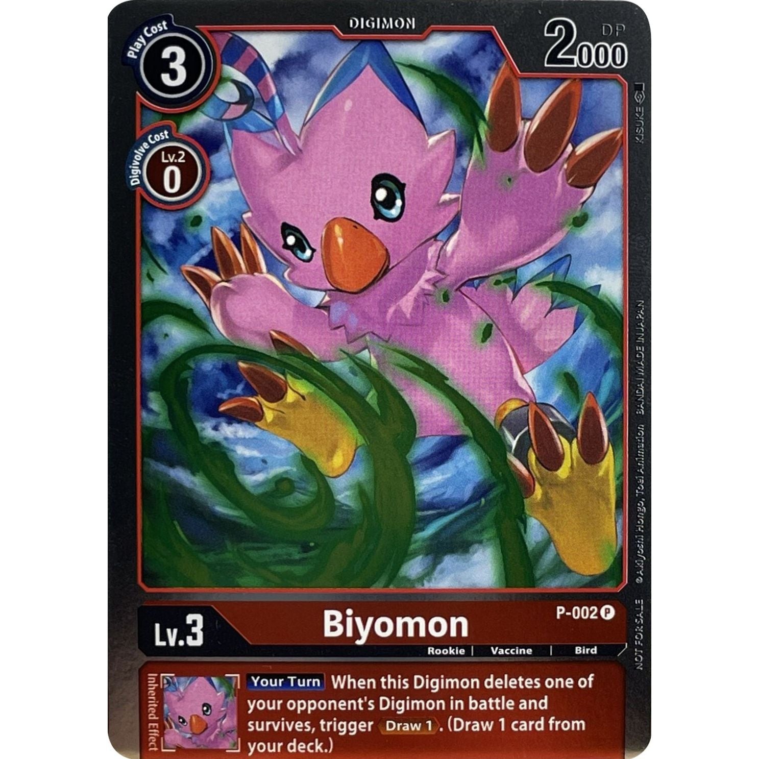 Image for Biyomon - P-002 (P-002 P) (D-PR) - Digimon Card Game
