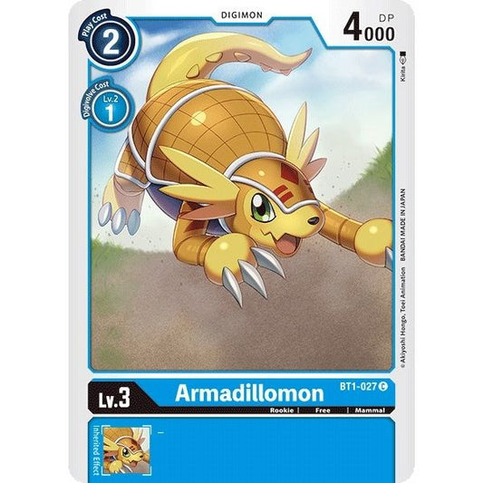 Image for Armadillomon - BT1-027 (BT1-027 C) (BT01-03A) - Digimon Card Game