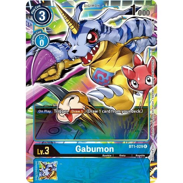 Image for Gabumon - BT1-029 (Dash Pack Ver. 1.0) (BT1-029 R) (BT01-03A) - Digimon Card Game
