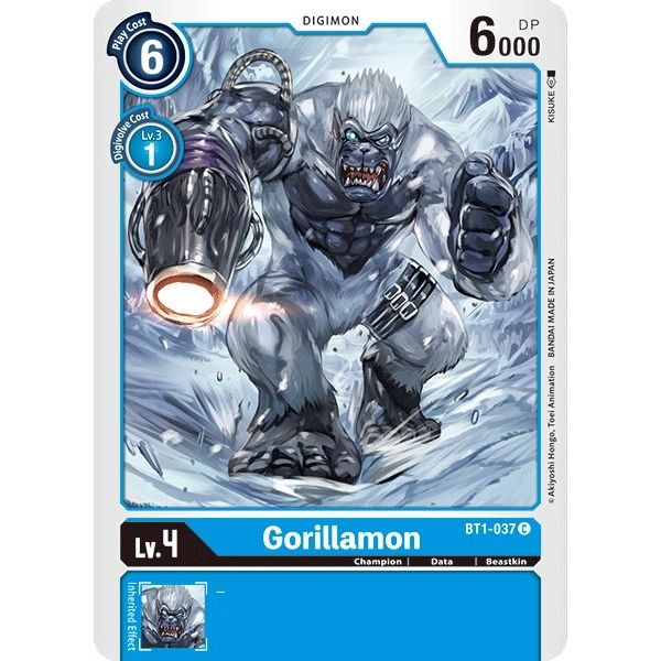 Image for Gorillamon (BT1-037 C) (BT01-03A) - Digimon Card Game