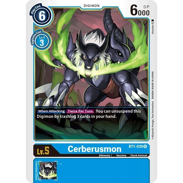 Image for Cerberusmon (BT1-039 R) (BT01-03A) - Digimon Card Game