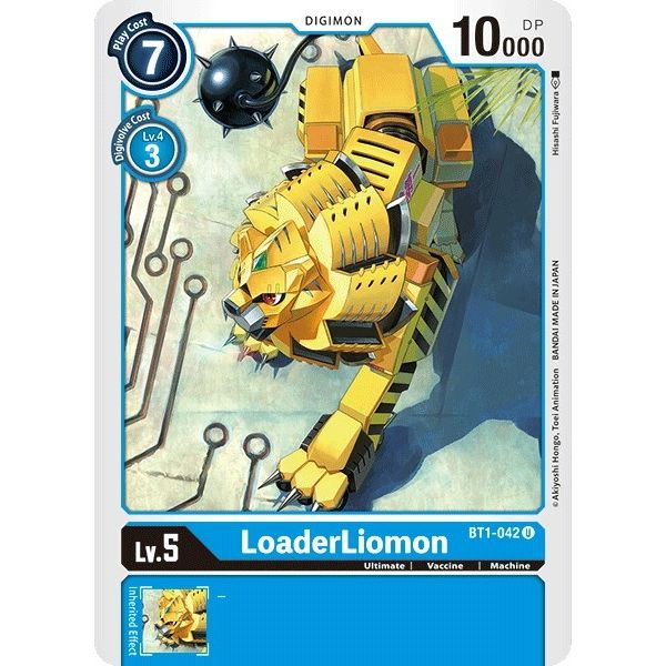 Image for LoaderLiomon (BT1-042 U) (BT01-03A) - Digimon Card Game