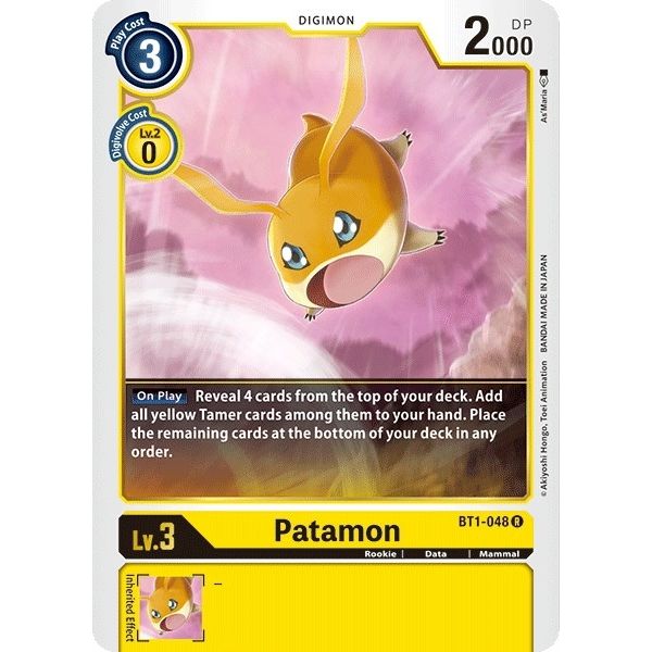Image for Patamon (BT1-048 R) (BT01-03A) - Digimon Card Game