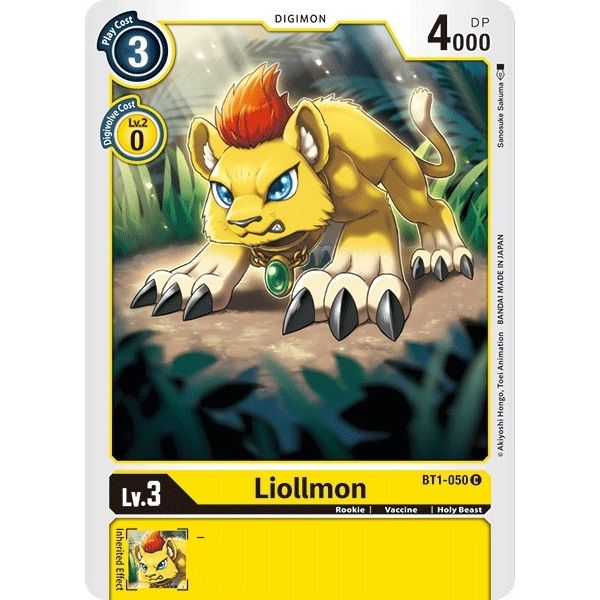 Image for Liollmon (BT1-050 C) (BT01-03A) - Digimon Card Game
