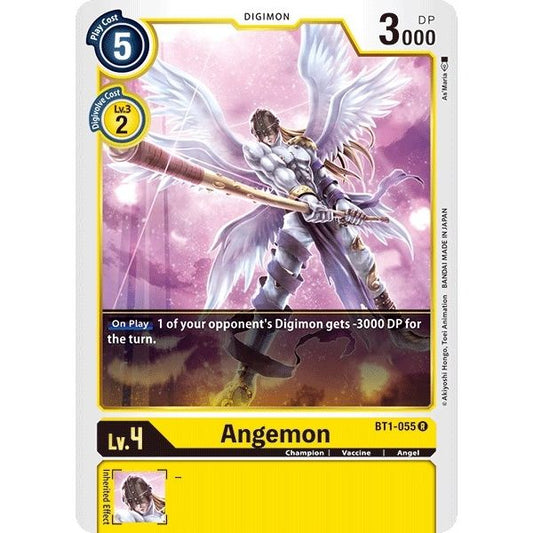 Image for Angemon - BT1-055 (BT1-055 R) (BT01-03A) - Digimon Card Game