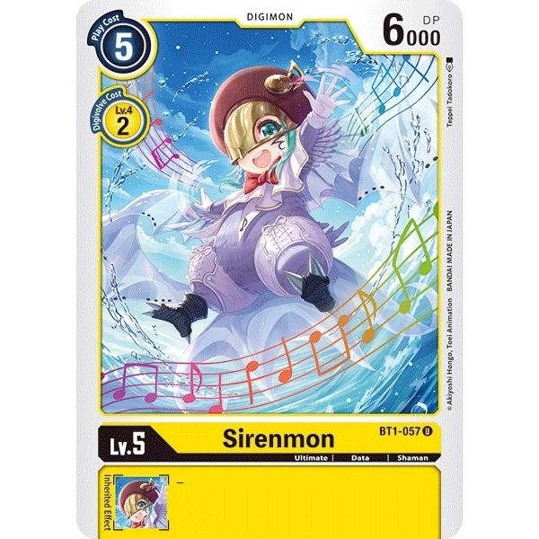 Image for Sirenmon (BT1-057 U) (BT01-03A) - Digimon Card Game