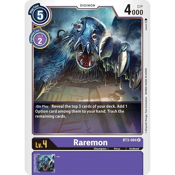 Image for Raremon (BT3-084 R) (BT01-03A) - Digimon Card Game