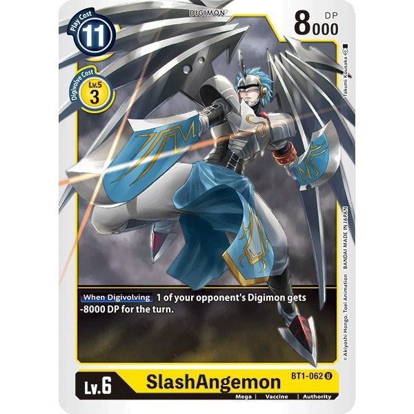 Image for SlashAngemon (BT1-062 U) (BT01-03A) - Digimon Card Game