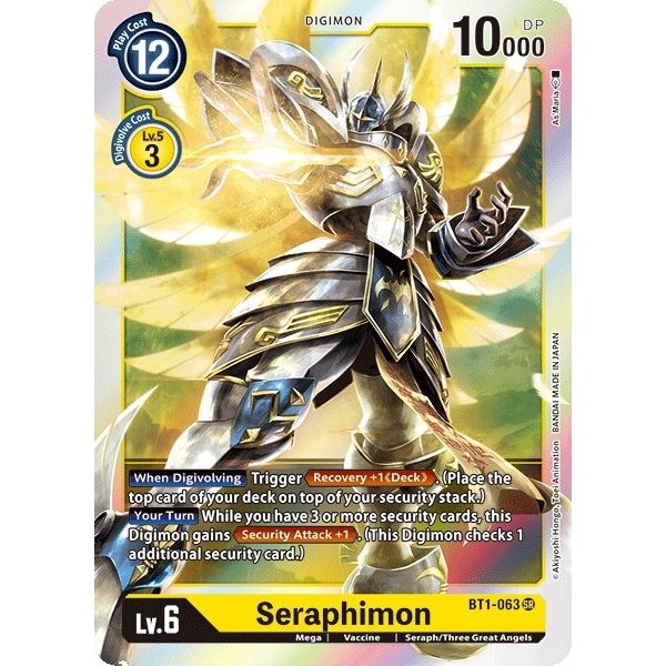 Image for Seraphimon (BT1-063 SR) (BT01-03A) - Digimon Card Game