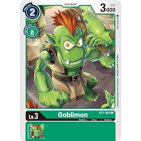 Image for Goblimon (BT1-064 C) (BT01-03A) - Digimon Card Game